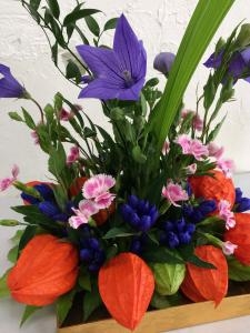和風のテーブル花　｜「ハナコー生花」　（三重県志摩市の花キューピット加盟店 花屋）のブログ