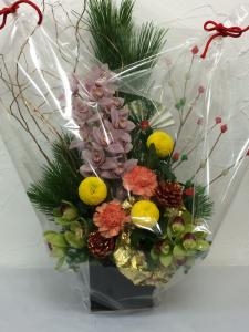 お正月アレンジ お届けしました。｜「ハナコー生花」　（三重県志摩市の花キューピット加盟店 花屋）のブログ
