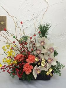 お正月アレンジ②｜「ハナコー生花」　（三重県志摩市の花キューピット加盟店 花屋）のブログ