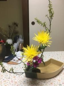 お稽古始めました。｜「ハナコー生花」　（三重県志摩市の花キューピット加盟店 花屋）のブログ