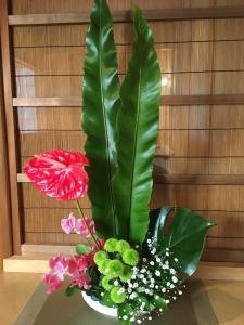 和風のアレンジ｜「ハナコー生花」　（三重県志摩市の花キューピット加盟店 花屋）のブログ