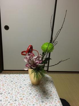 お正月花のお稽古｜「ハナコー生花」　（三重県志摩市の花キューピット加盟店 花屋）のブログ
