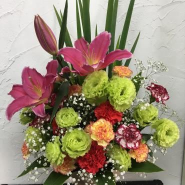 お礼のアレンジメント｜「ハナコー生花」　（三重県志摩市の花キューピット加盟店 花屋）のブログ