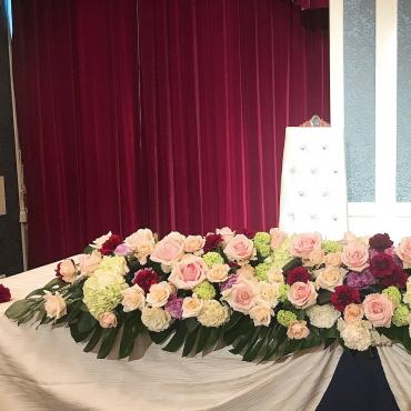 クラシカルなウエディング装花｜「ハナコー生花」　（三重県志摩市の花キューピット加盟店 花屋）のブログ