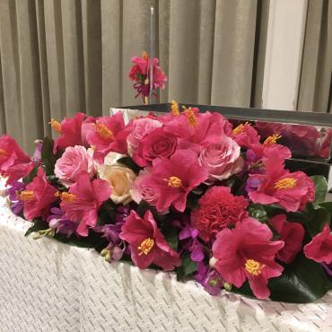 ハイビスカスの婚礼装花｜「ハナコー生花」　（三重県志摩市の花キューピット加盟店 花屋）のブログ