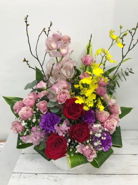 お正月用アレンジお届けしました。｜「ハナコー生花」　（三重県志摩市の花キューピット加盟店 花屋）のブログ