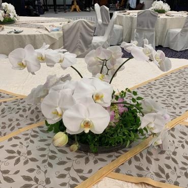 イベント会場のテーブル花｜「ハナコー生花」　（三重県志摩市の花キューピット加盟店 花屋）のブログ