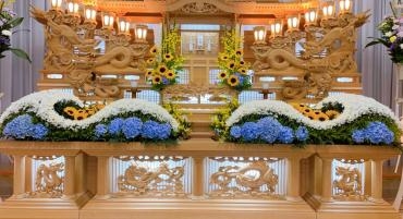 あじさいの花祭壇｜「ハナコー生花」　（三重県志摩市の花キューピット加盟店 花屋）のブログ