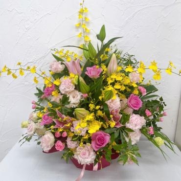 開店祝いのアレンジお届けしました｜「ハナコー生花」　（三重県志摩市の花キューピット加盟店 花屋）のブログ