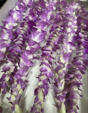 デンファレでレイを作りました｜「ハナコー生花」　（三重県志摩市の花キューピット加盟店 花屋）のブログ