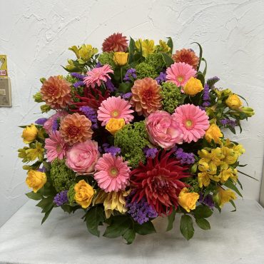 誕生日お祝いアレンジ｜「ハナコー生花」　（三重県志摩市の花キューピット加盟店 花屋）のブログ