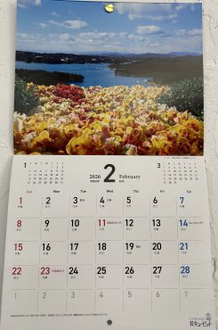 来年のカレンダー、2月をぜひ見て｜「ハナコー生花」　（三重県志摩市の花キューピット加盟店 花屋）のブログ