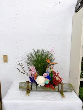 お正月アレンジたくさん作ってます｜「ハナコー生花」　（三重県志摩市の花キューピット加盟店 花屋）のブログ