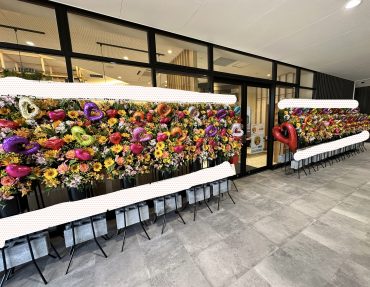 開店のお祝いスタンド、お届けしました