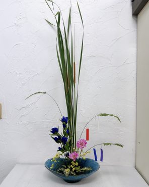 華道教室｜七夕をテーマにした自由花｜「ハナコー生花」　（三重県志摩市の花キューピット加盟店 花屋）のブログ